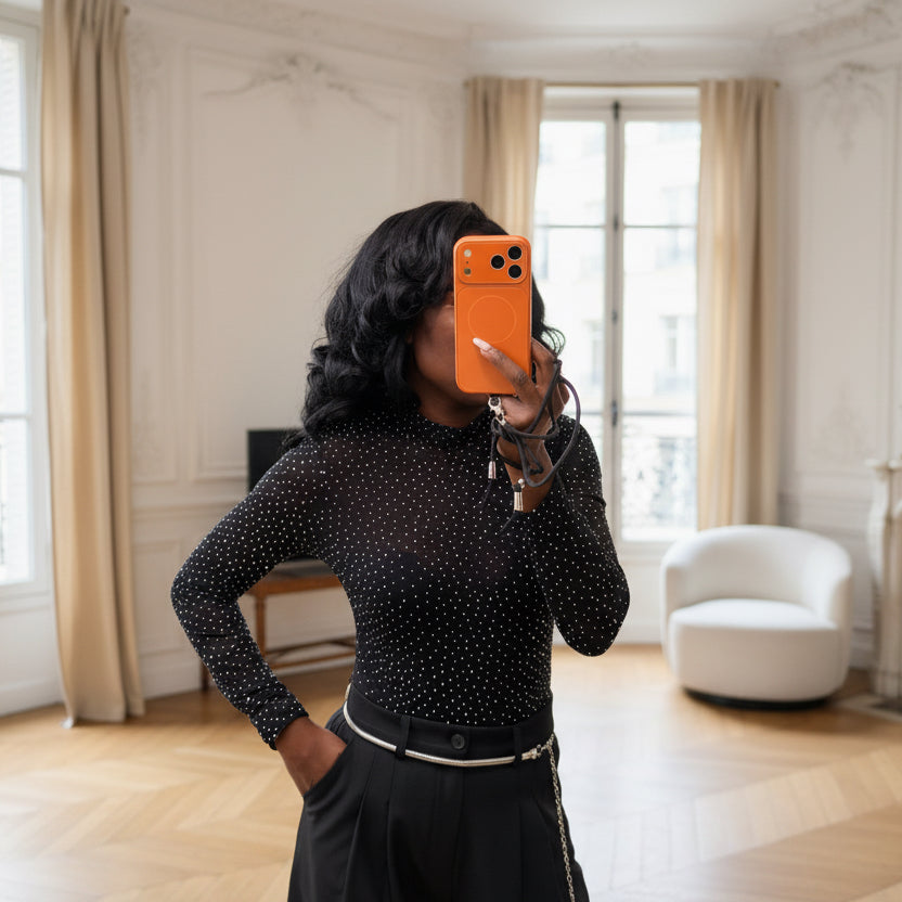 Body Noir à Col Montant –Beautiful shop