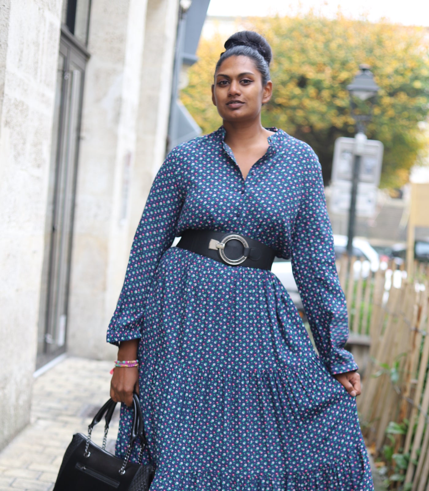 Ceinture Élastique Noire à Boucle Argentée – Simili Cuir-beautifulshop