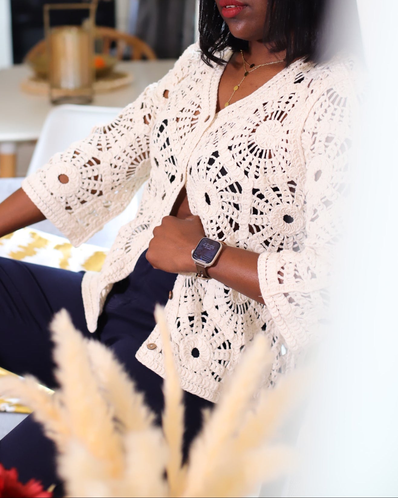 Gilet Crochet – Charme Estival