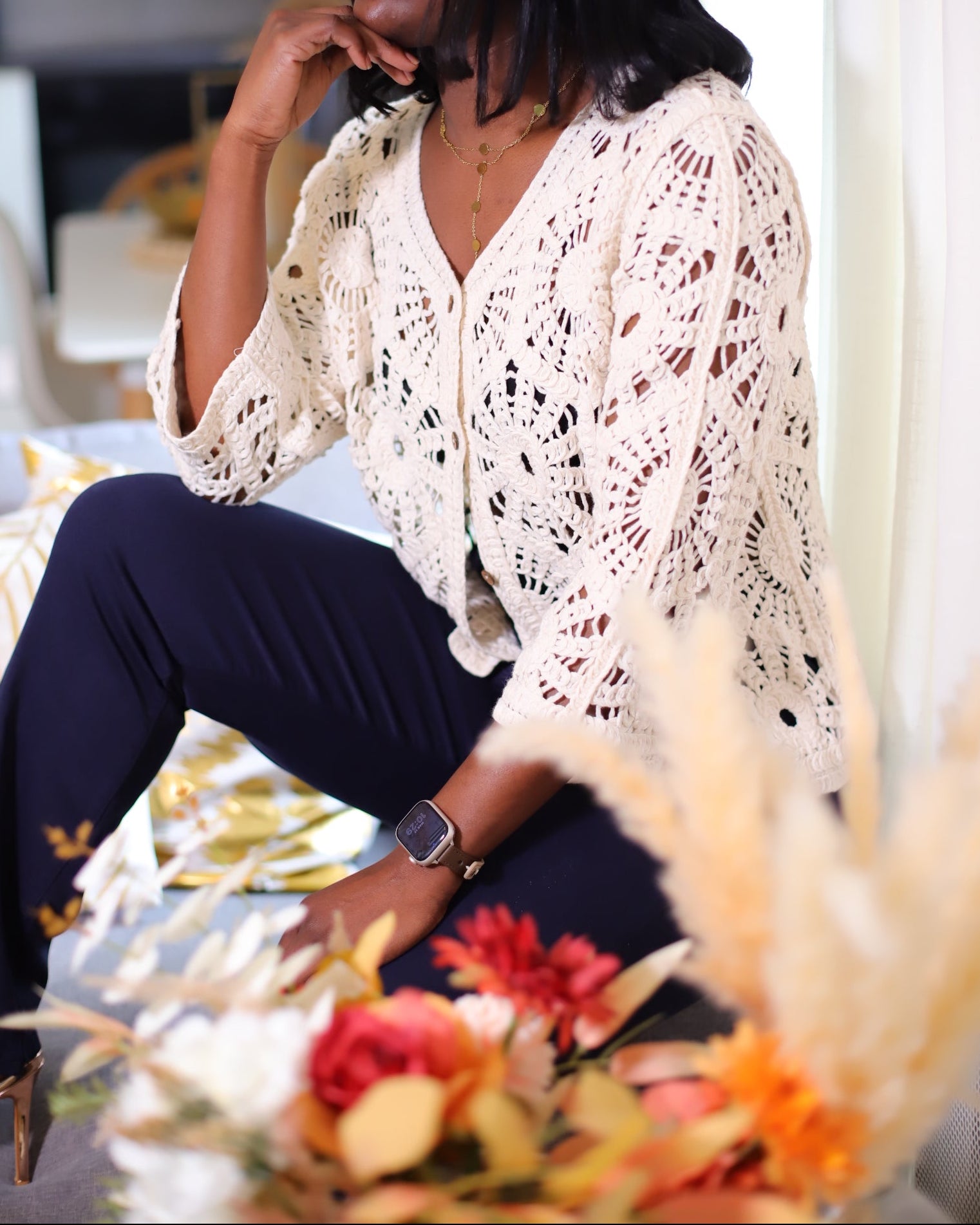 Gilet Crochet – Charme Estival