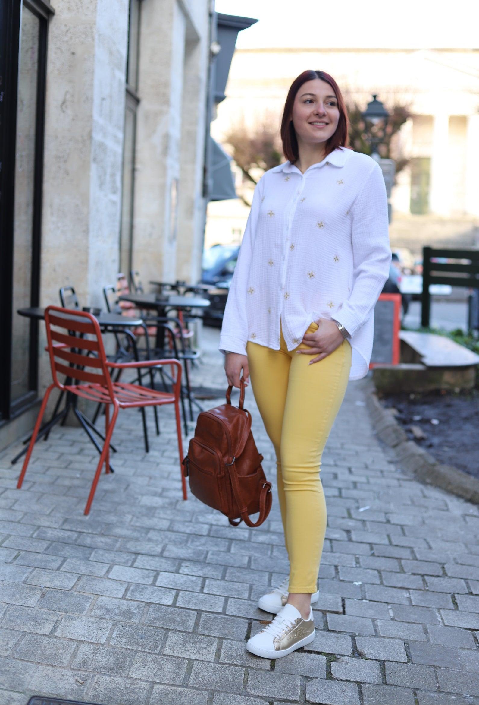 Pantalon Slim Taille Haute – beautifulshop