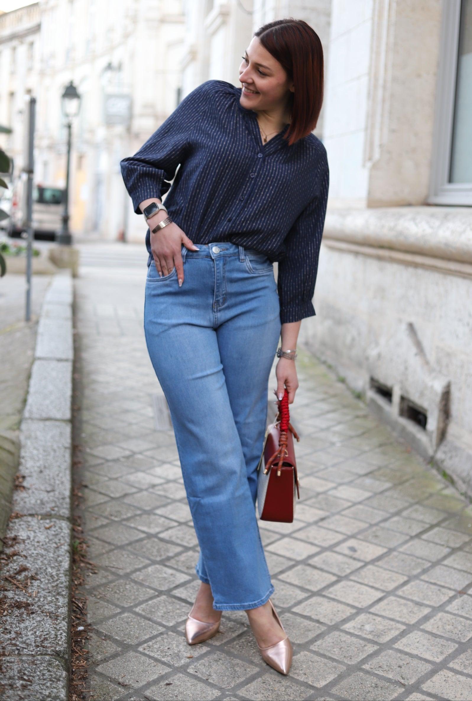 Jean Baggy Taille Haute – L’Incontournable Vintage - beautifulshop