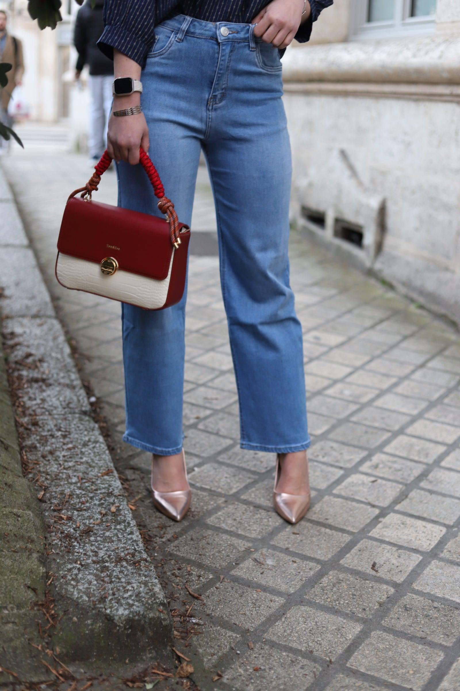 Jean Baggy Taille Haute – L’Incontournable Vintage - beautifulshop