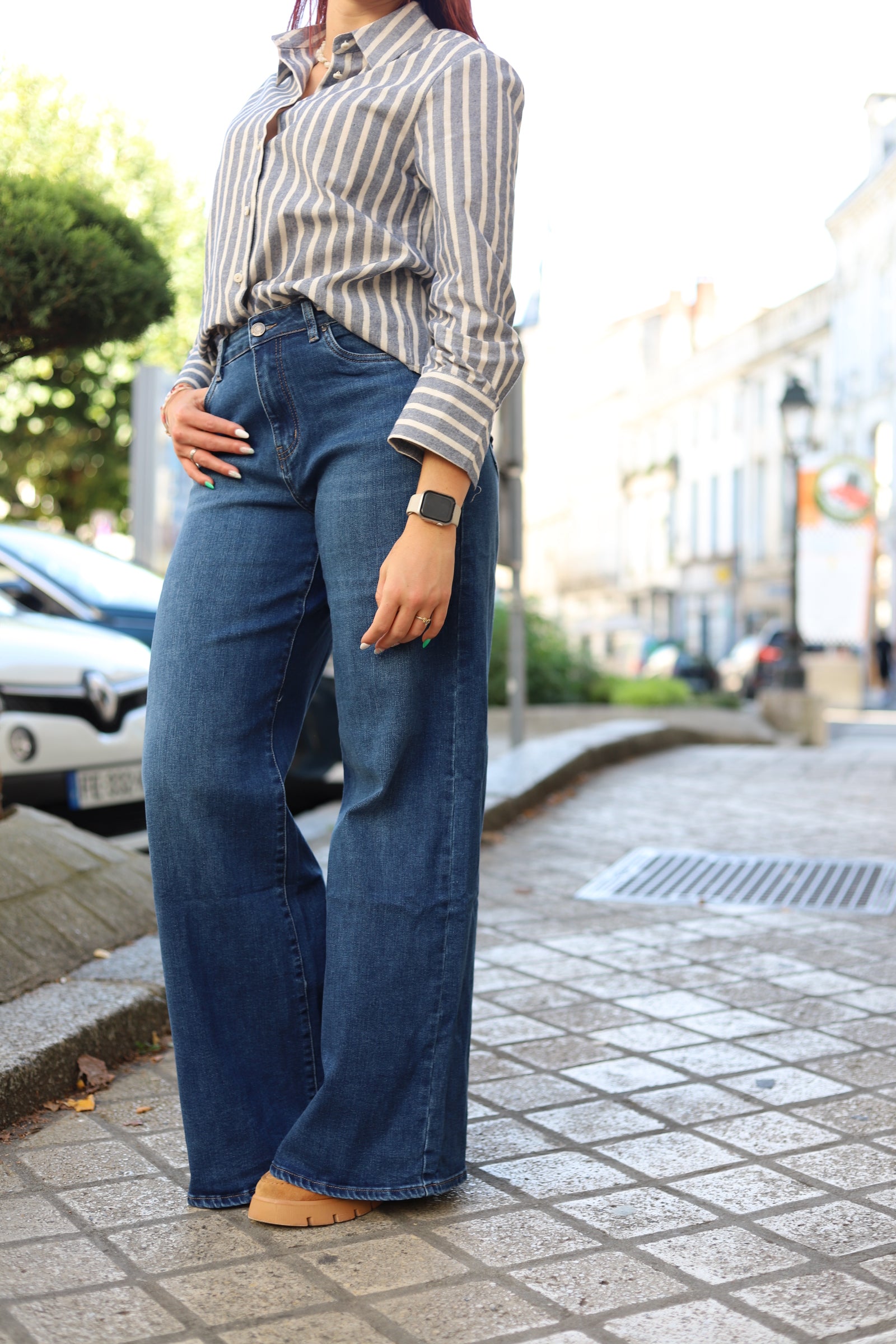 Jean Ultra Wide Leg – Taille Haute & Coupe Palazzo