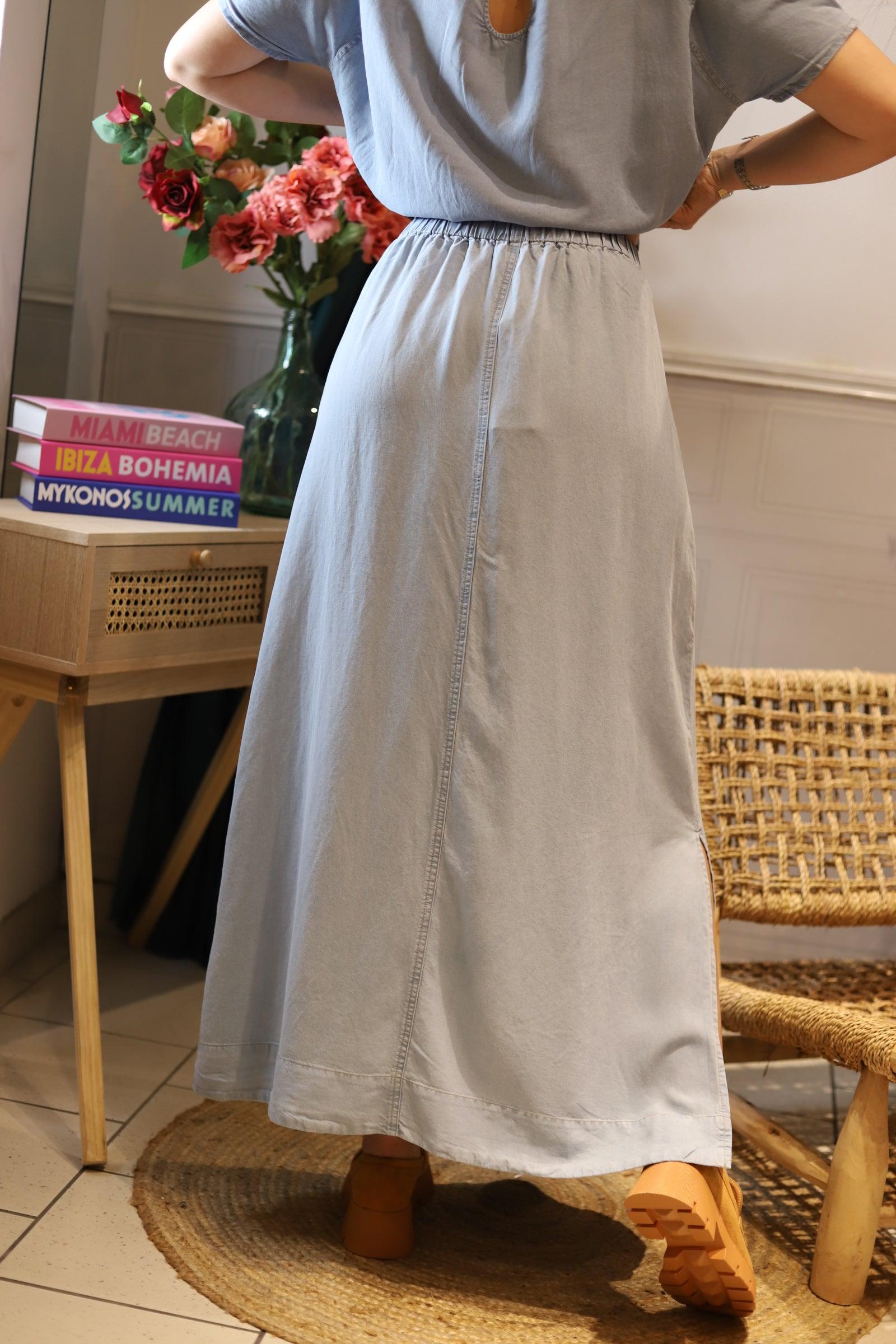 Jupe Longue en Coton - beautfulshop - boutique Angoulême