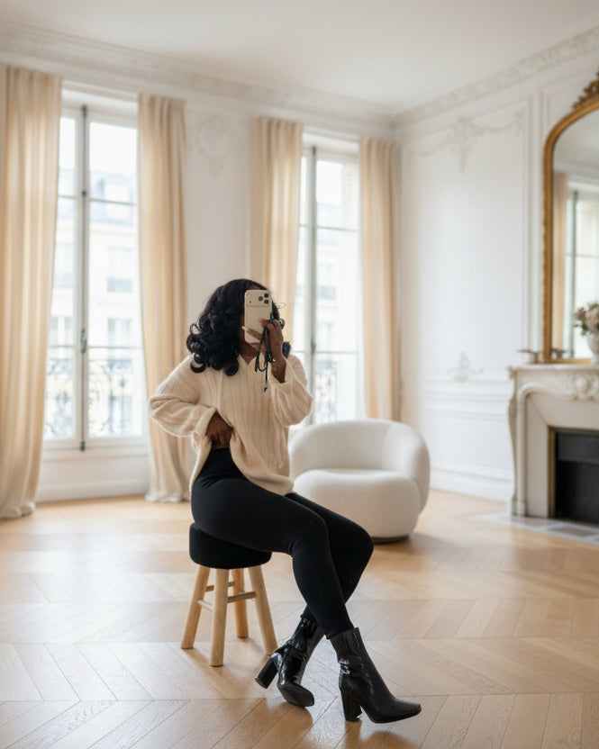 Legging Noir Doublé Chaud-beautifulshop