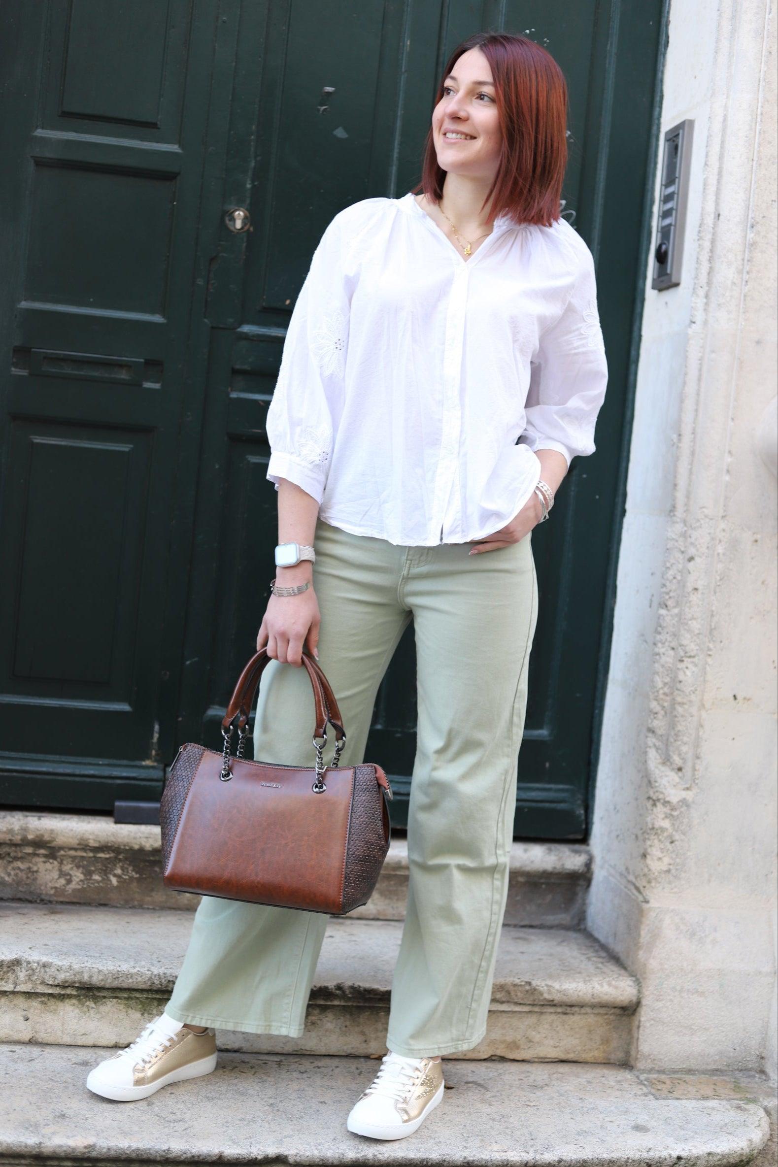 Pantalon Taille Haute Évasé – Élégance et Confort Rétro - beautifulshop - boutique femme sur Angoulême