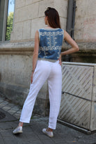 Pantalon décontracté en coton-lin – Confort et style au naturel