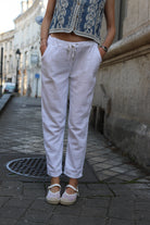 Pantalon décontracté en coton-lin – Confort et style au naturel-beautifulshop