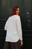 Pull Col V– Coupe Oversize-beautifulshop