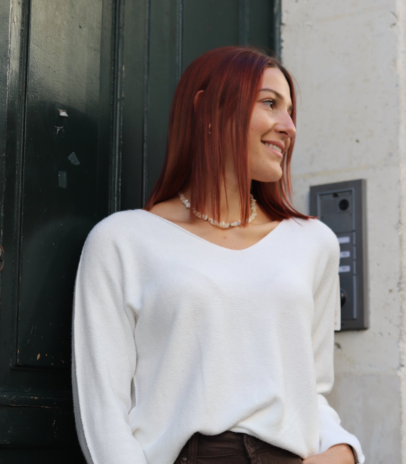 Pull Col V– Coupe Oversize-beautifulshop