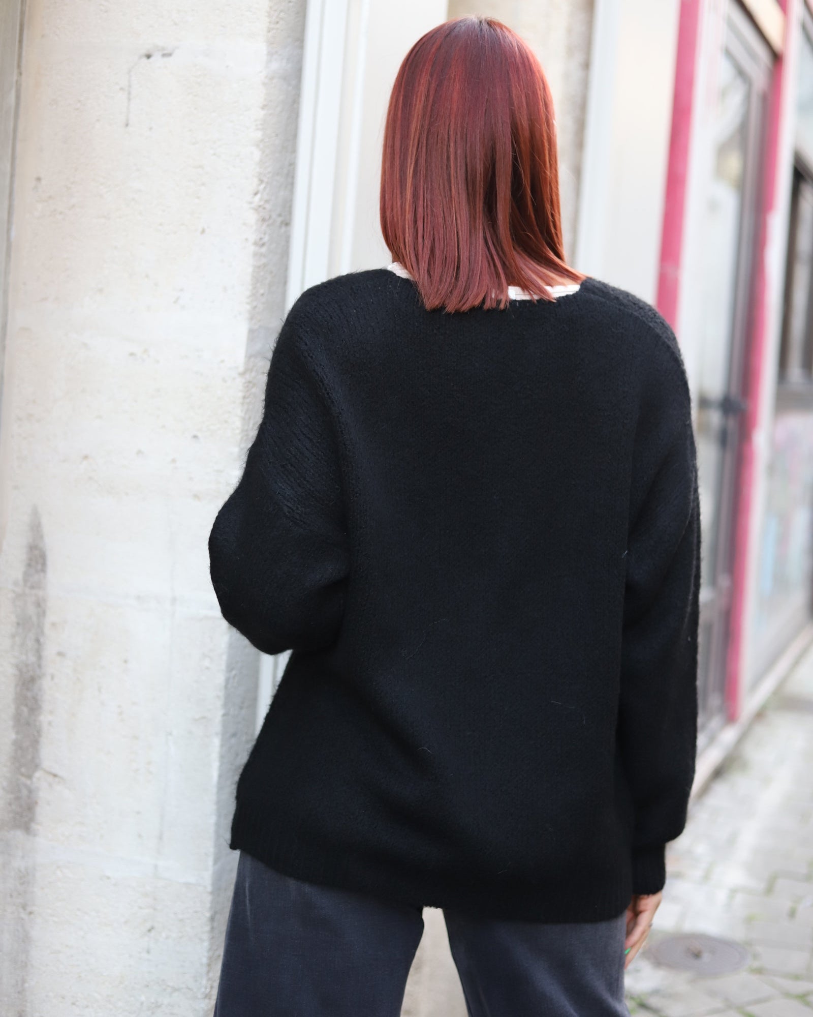 Pull col V – Douceur & confort au quotidien- beautifulshop