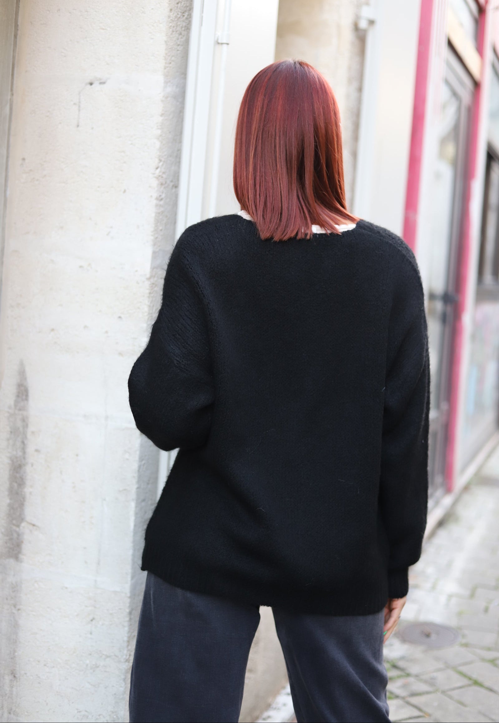 Pull col V – Douceur & confort au quotidien- beautifulshop
