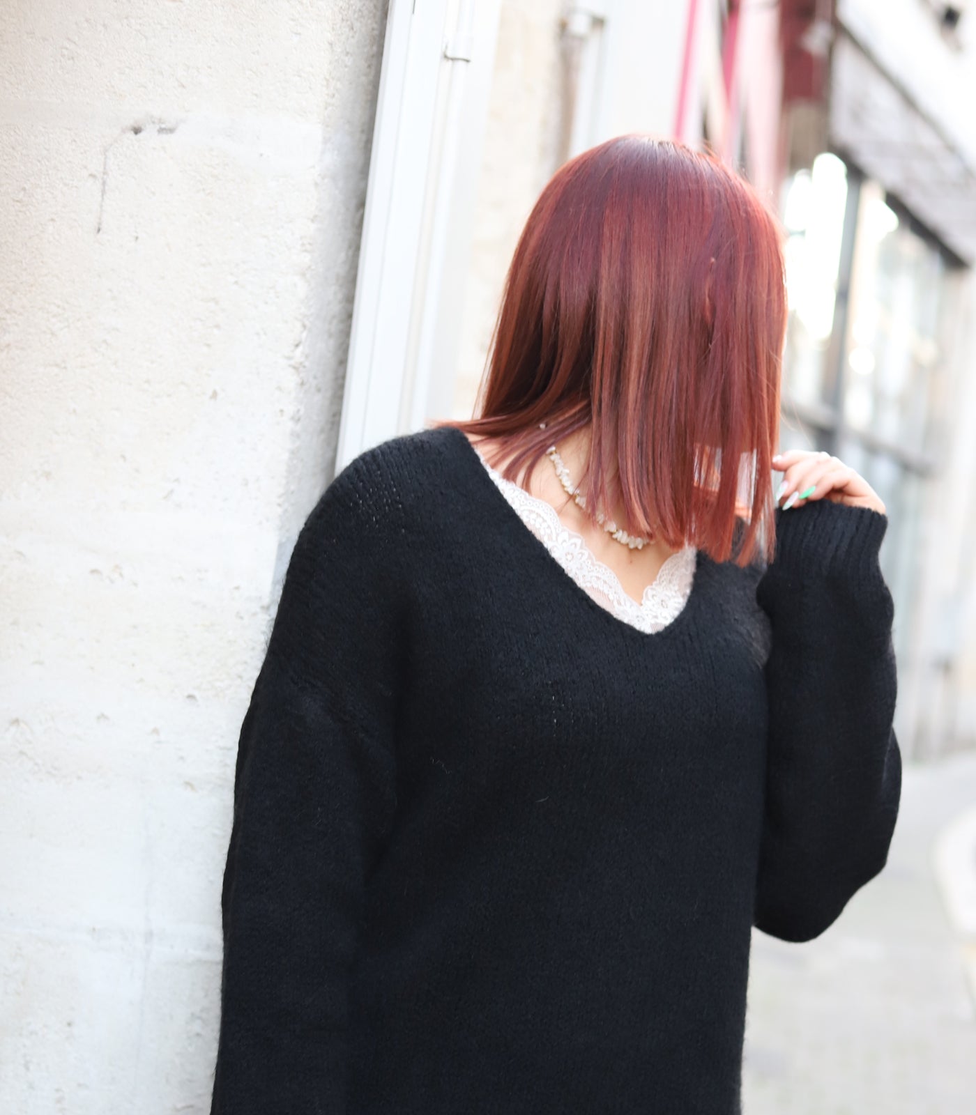 Pull col V – Douceur & confort au quotidien- beautifulshop