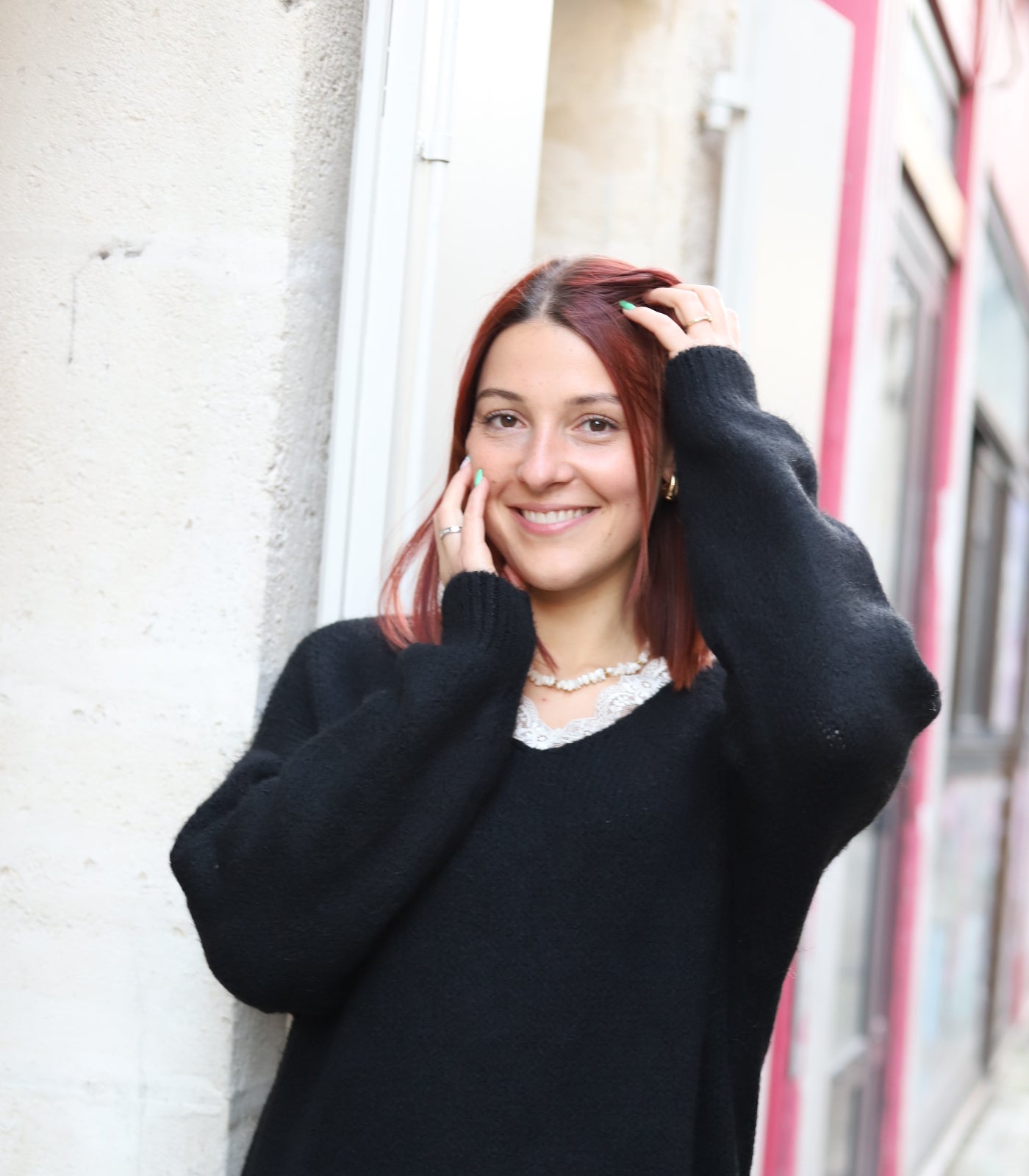 Pull col V – Douceur & confort au quotidien- beautifulshop