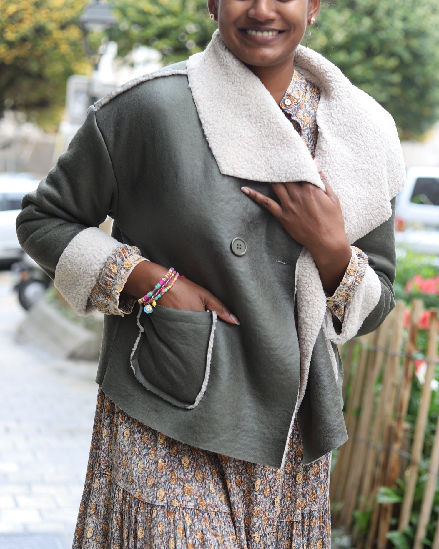 Veste Aviateur Oversize Kaki – beautiful shop