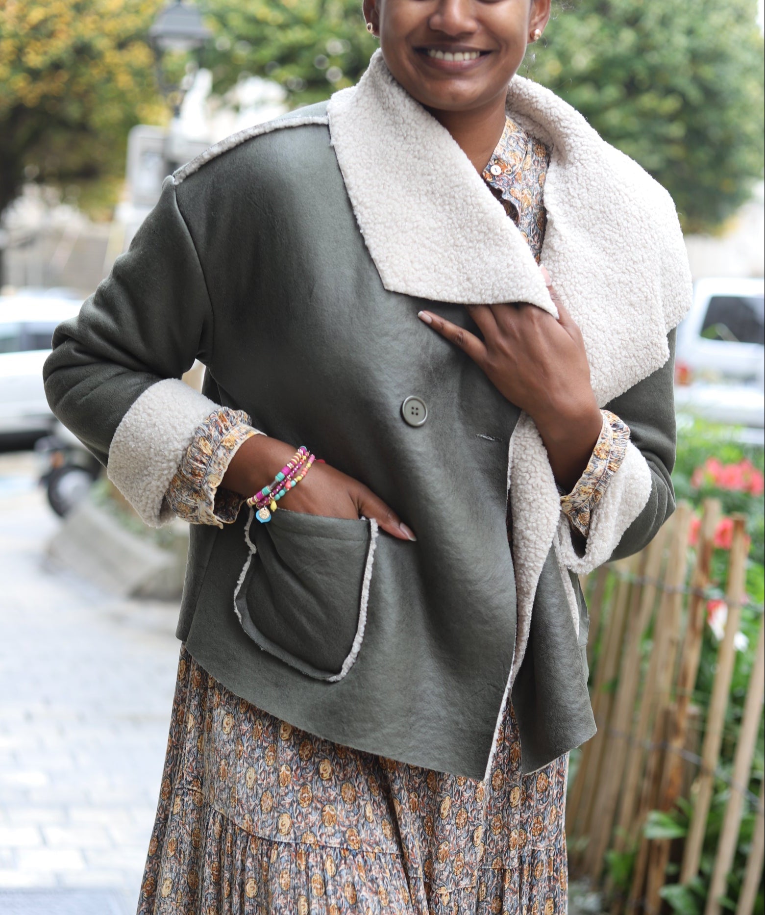 Veste Aviateur Oversize Kaki – beautiful shop