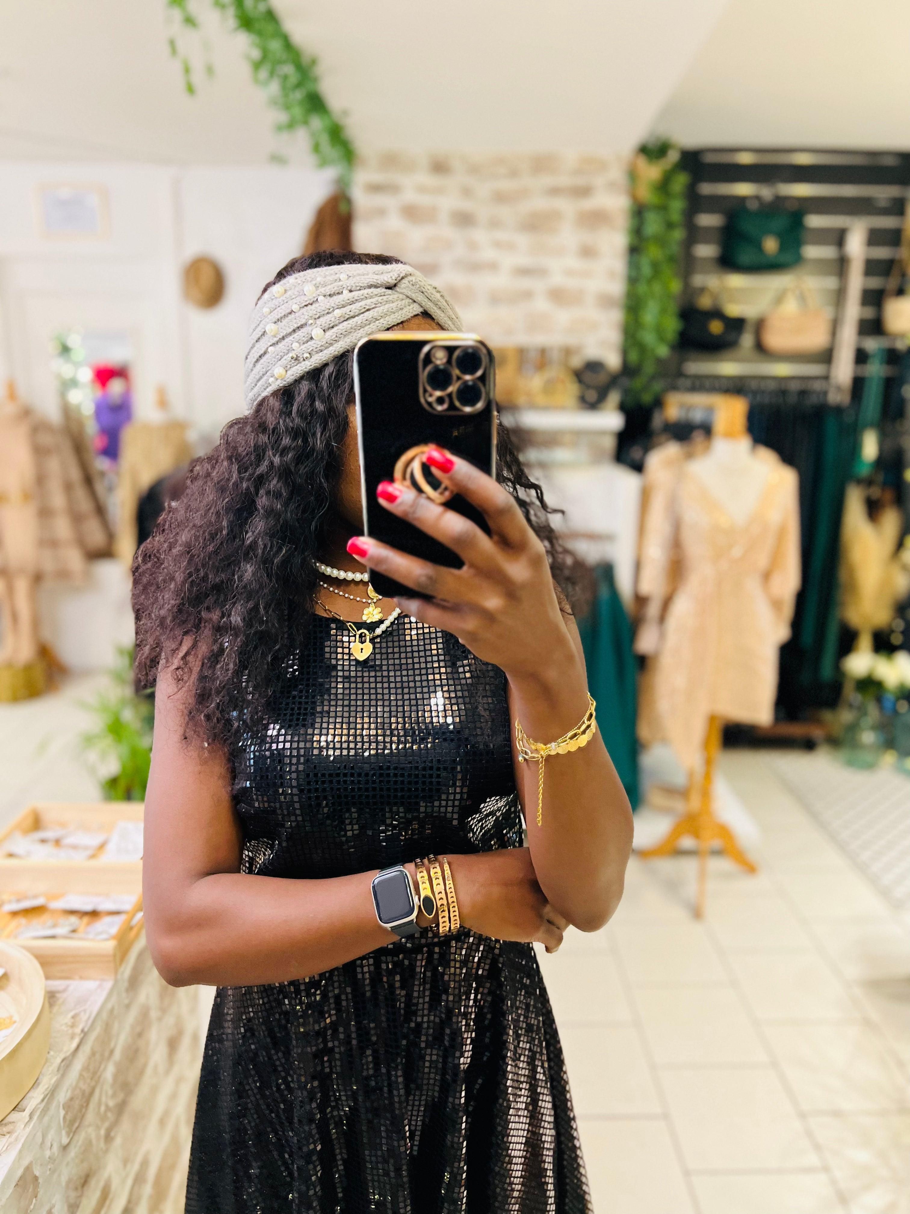 Bandeau à perles - beautifulshop