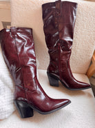 bottesbordeauxfemme_botteseffetcroco_bottessantiagsbordeaux_botteswesternmodernes_botteshautesPU_bottesautomnehiverfemme_bottespointuesbordeaux_BEAUTIFULSHOP