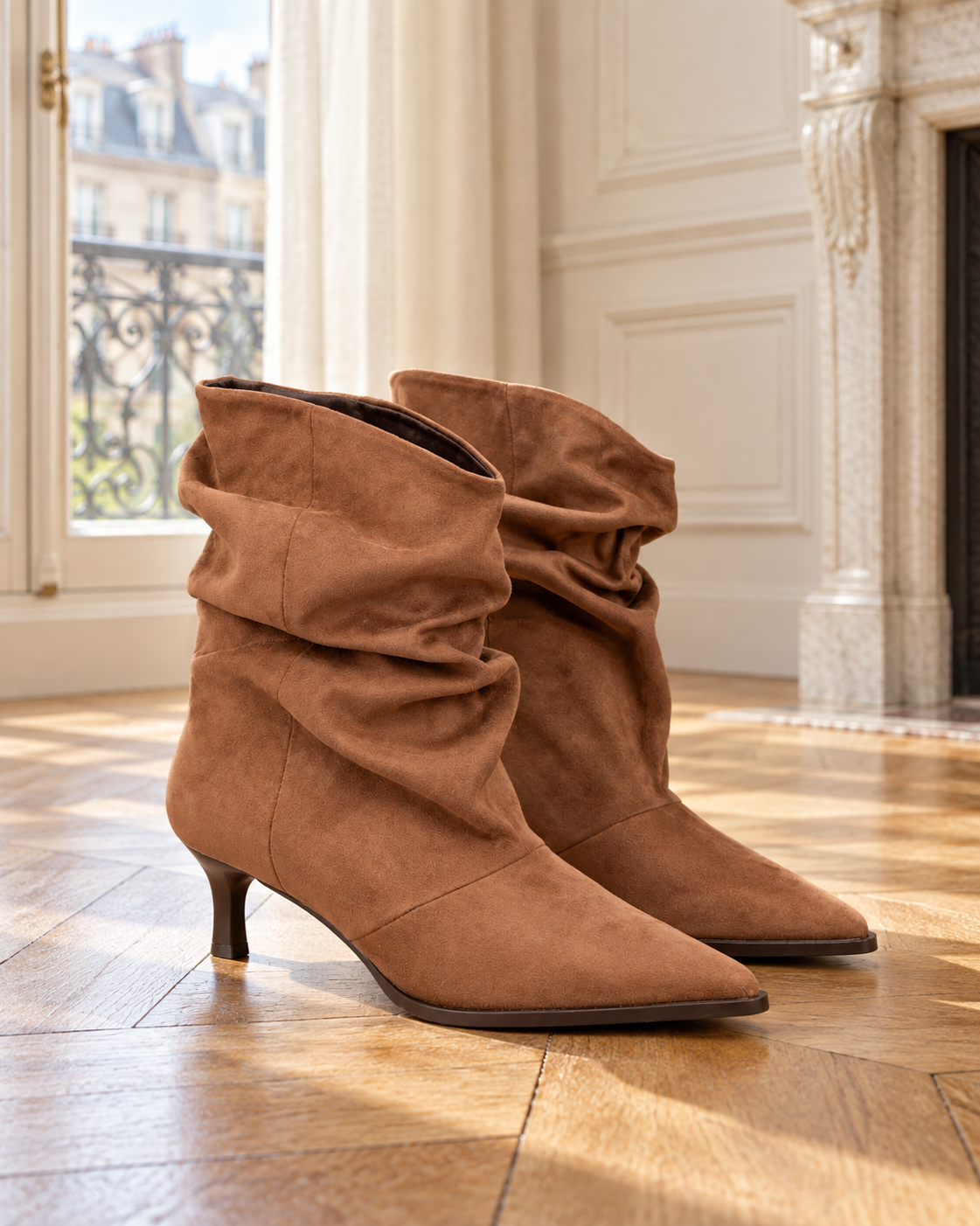 Bottines souples sienna – camel – Beautiful Shop