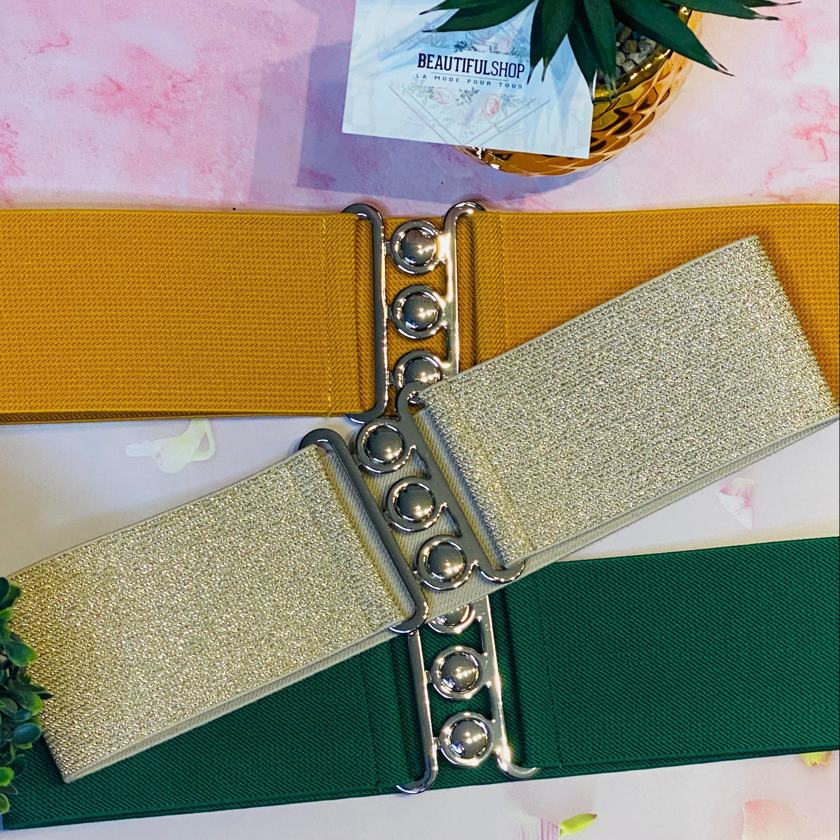 Ceinture Ajustable Avec Strass