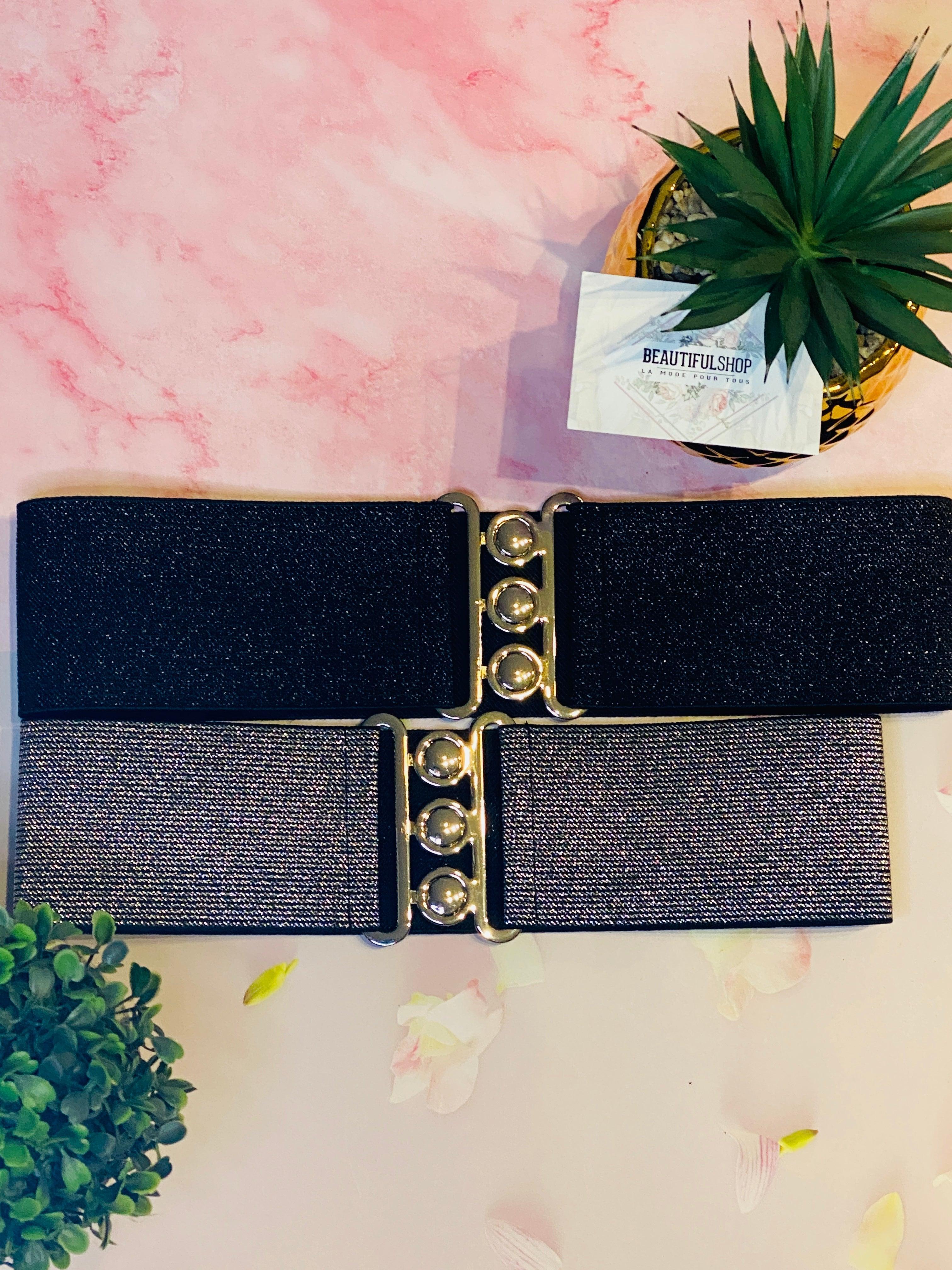 Ceinture élastique à paillettes femme - beautiful shop - beautifulshop