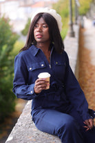 Combinaison Bleu Marine - beautifulshop