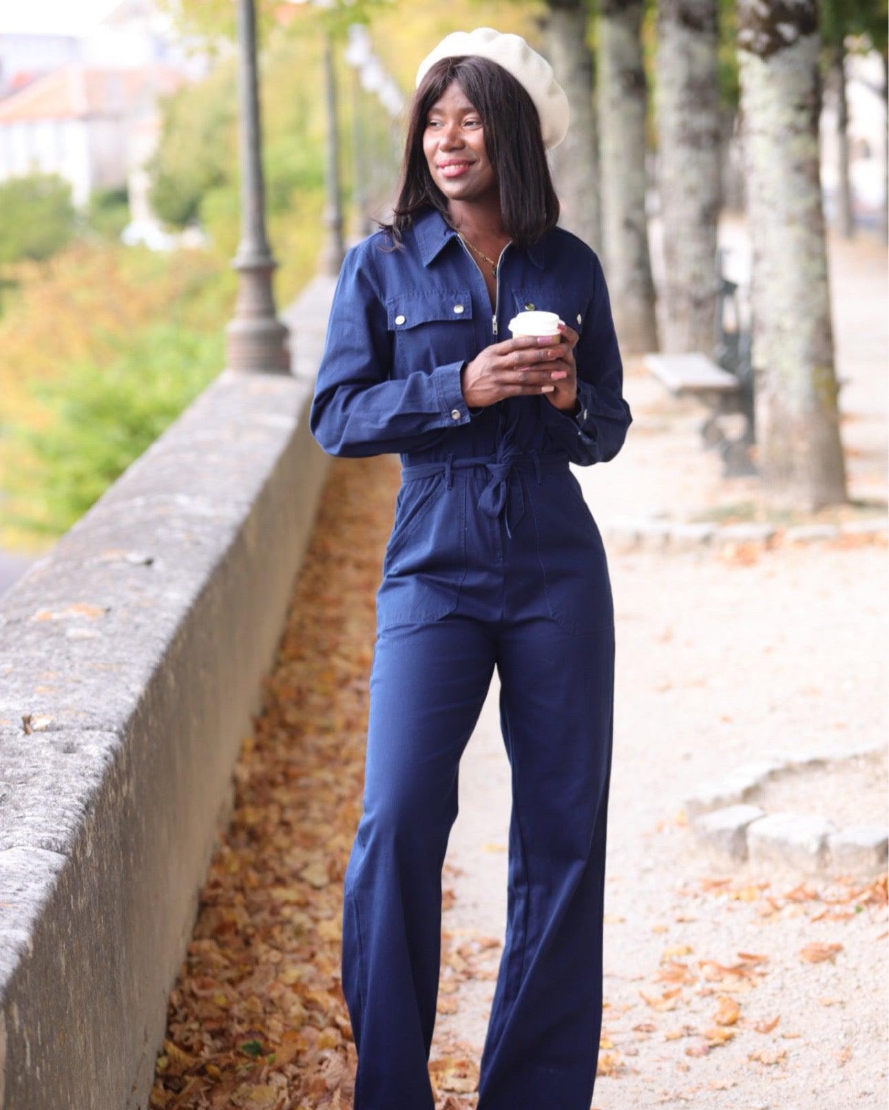 Combinaison Bleu Marine - beautifulshop