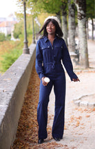 Combinaison Bleu Marine - beautifulshop