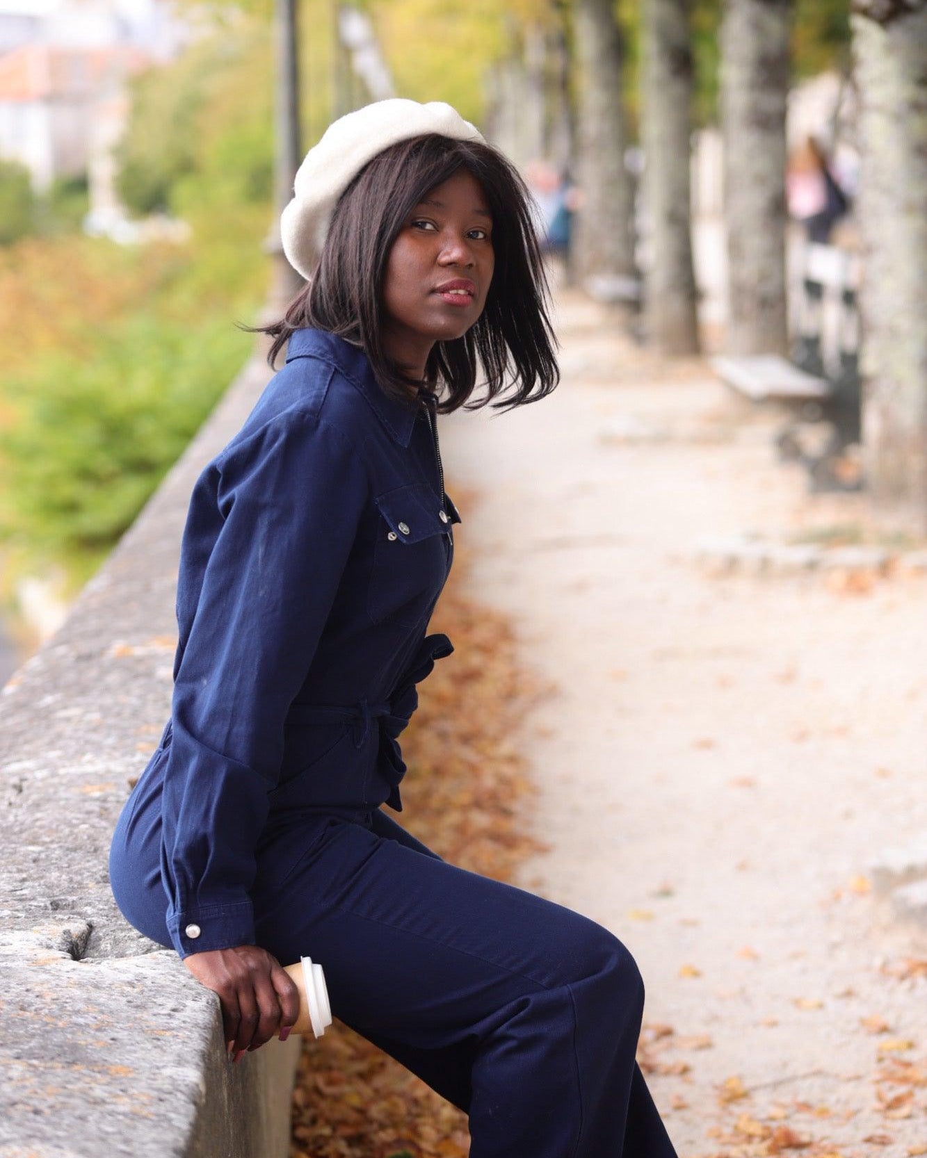 Combinaison Bleu Marine - beautifulshop