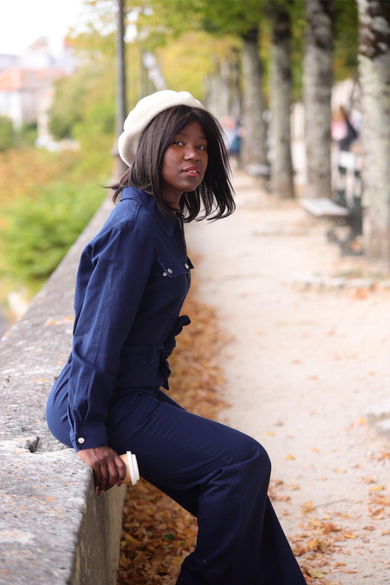 Combinaison Bleu Marine - beautifulshop