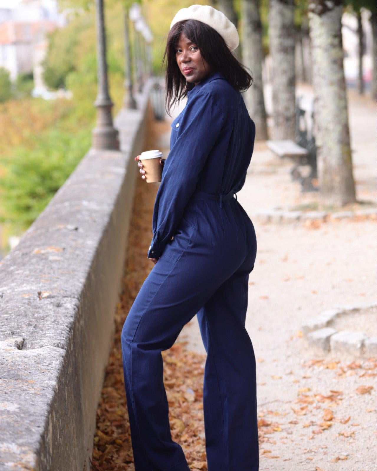 Combinaison Bleu Marine - beautifulshop