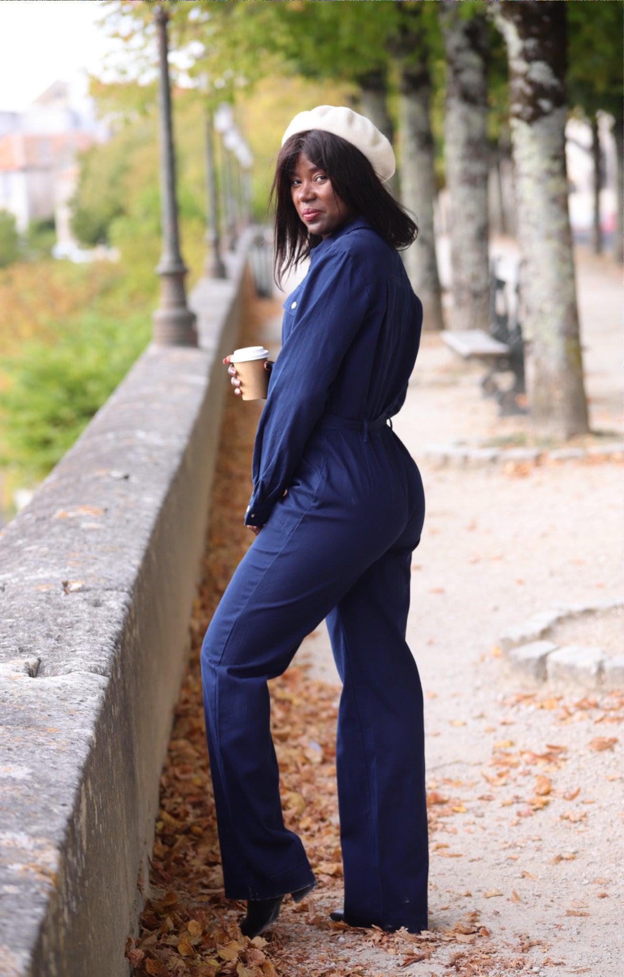 Combinaison Bleu Marine - beautifulshop