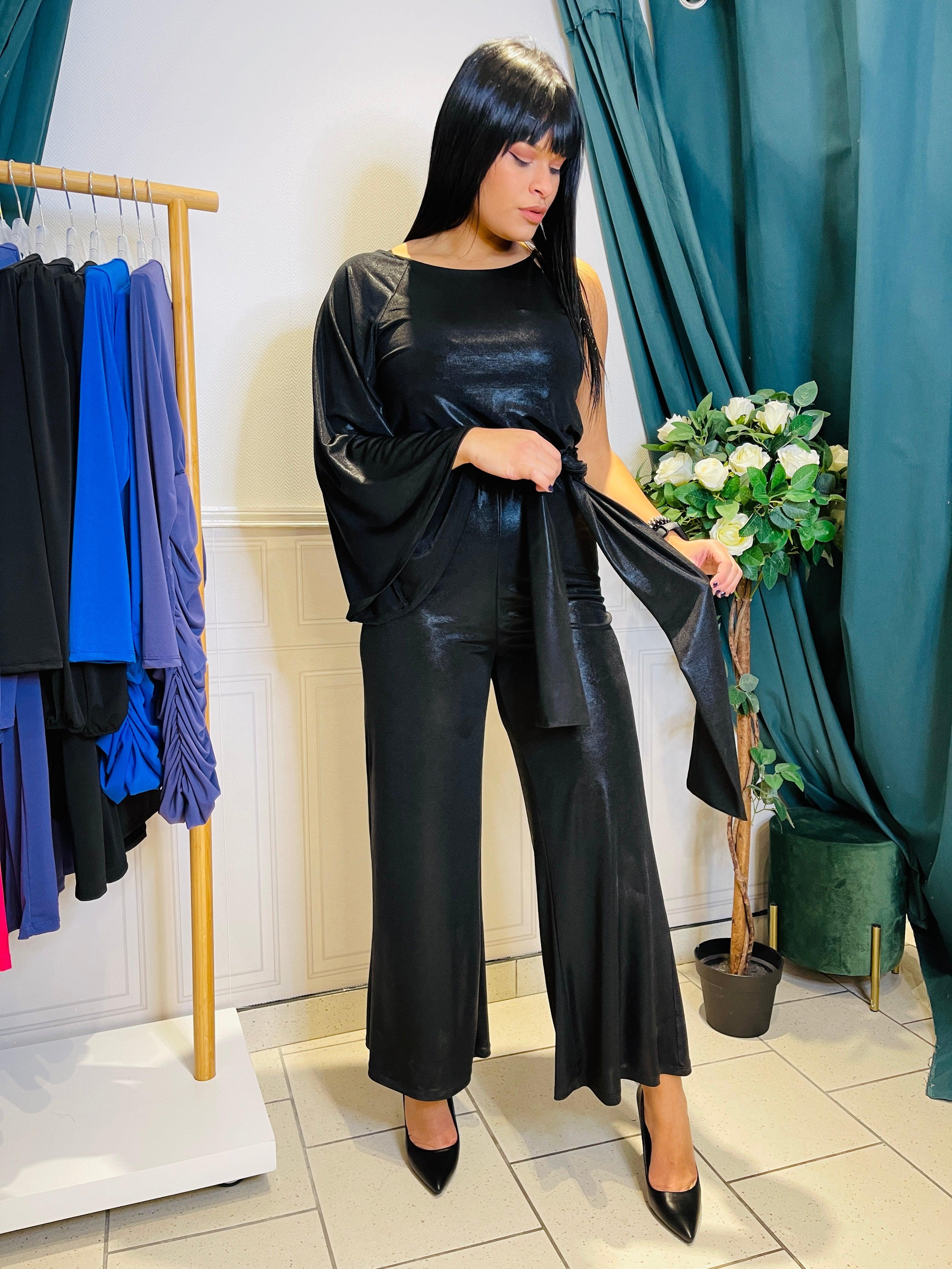 Combinaison Lurex Avec Noeud - beautifulshop