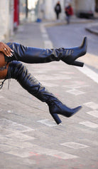 Cuissard noir à talon carré - beautifulshop