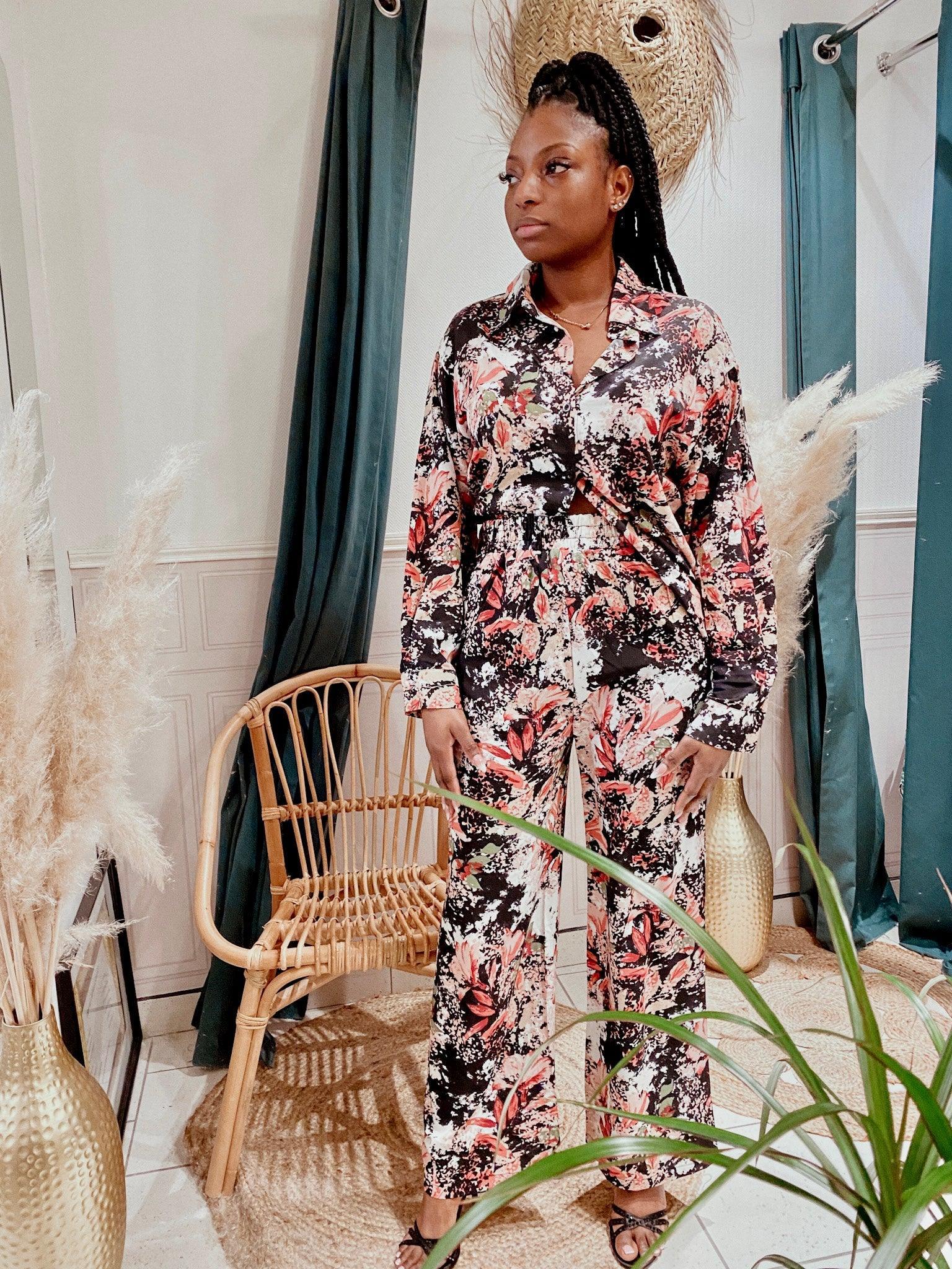 Ensemble pantalon et chemise loose - beautifulshop