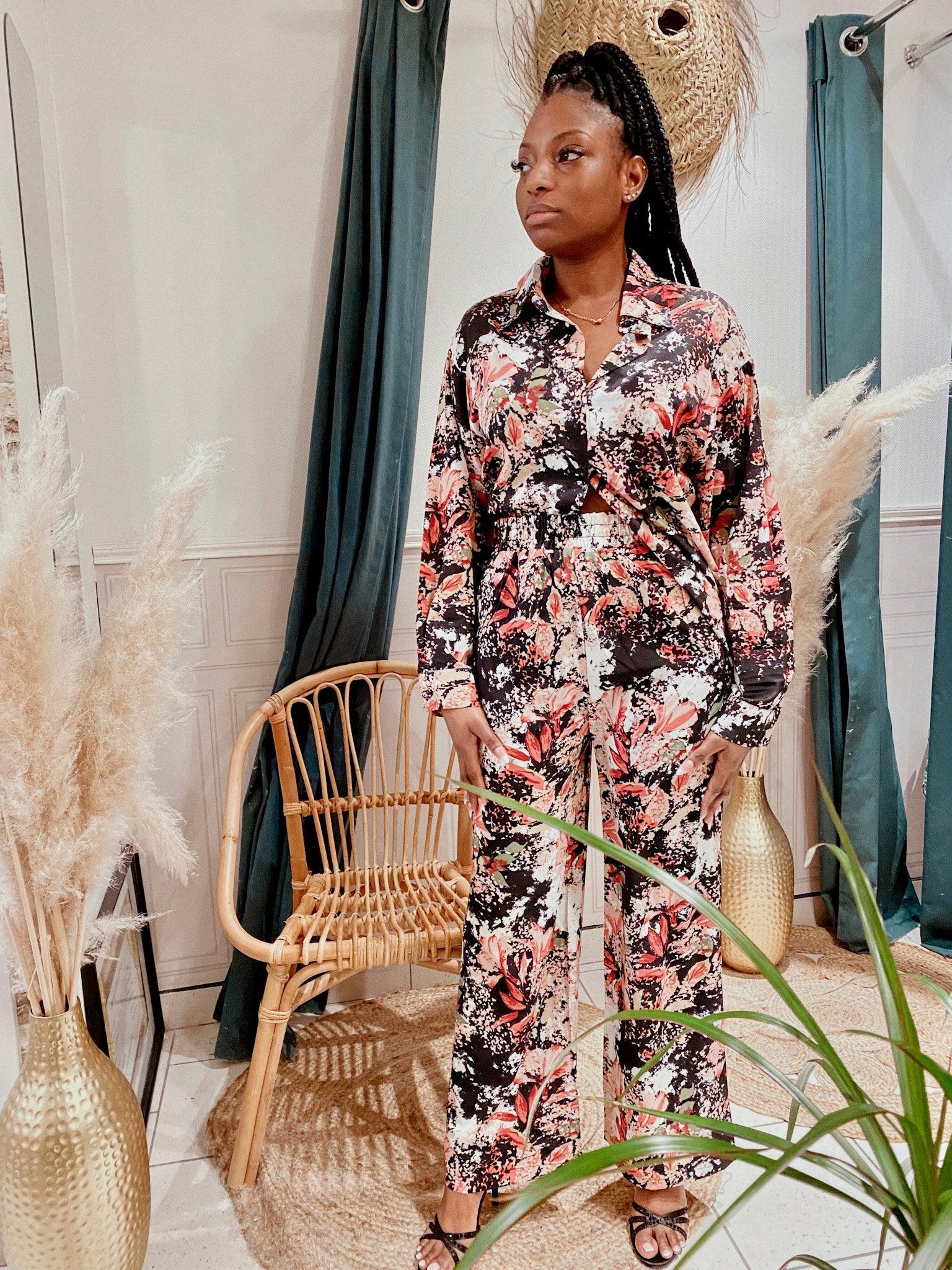 Ensemble pantalon et chemise loose - beautifulshop