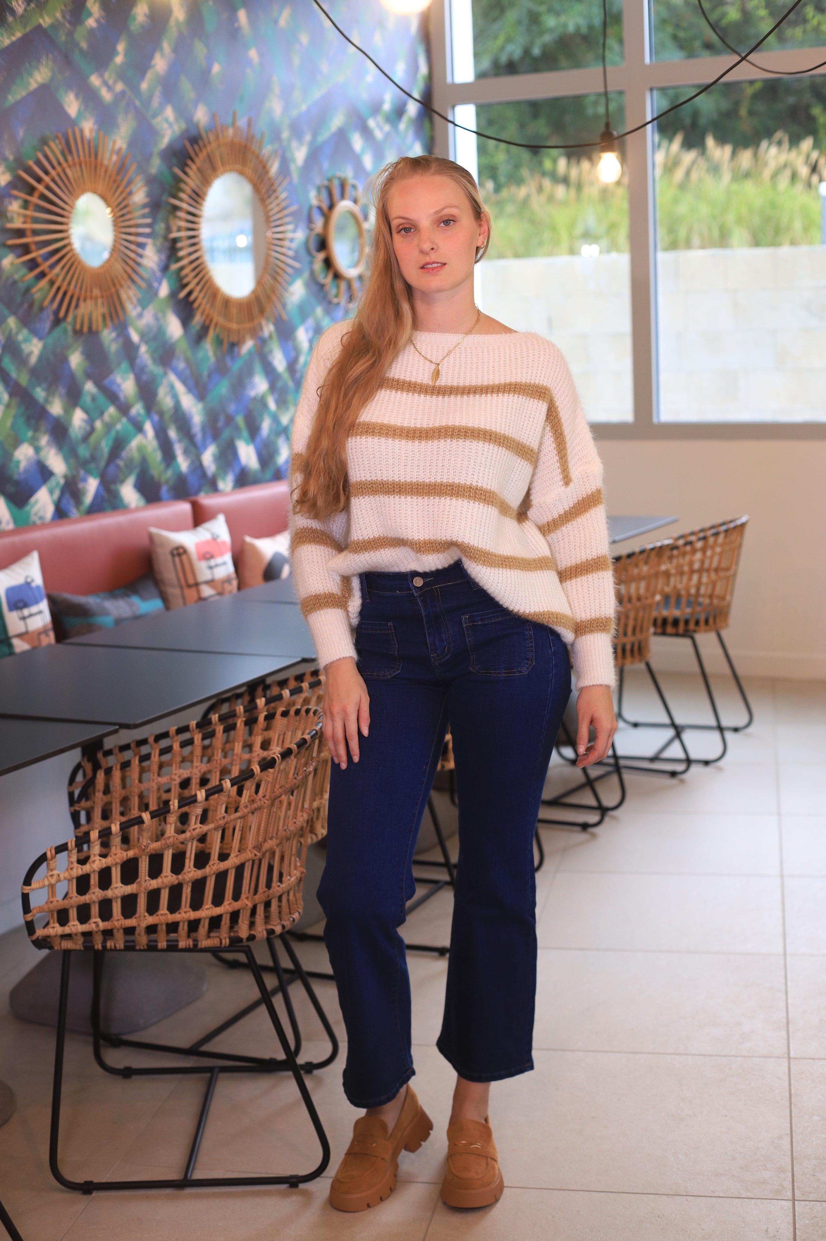 Jean Bleu Taille Haute - Le Confort Chic - beautifulshop