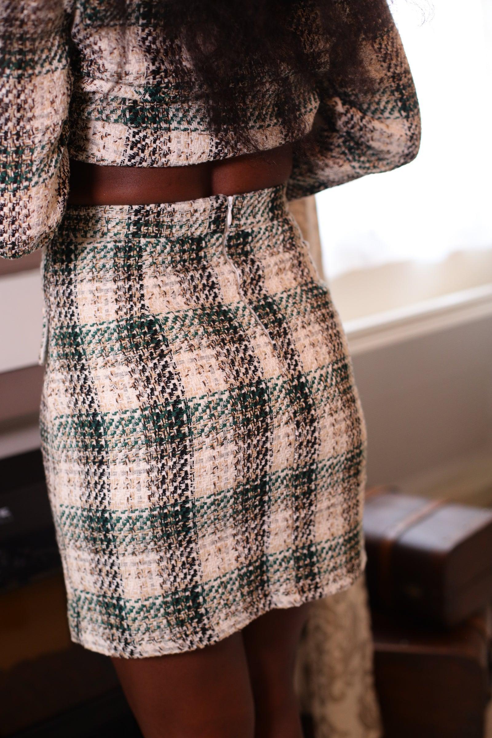 Jupe en Tweed Classique - beautifulshop