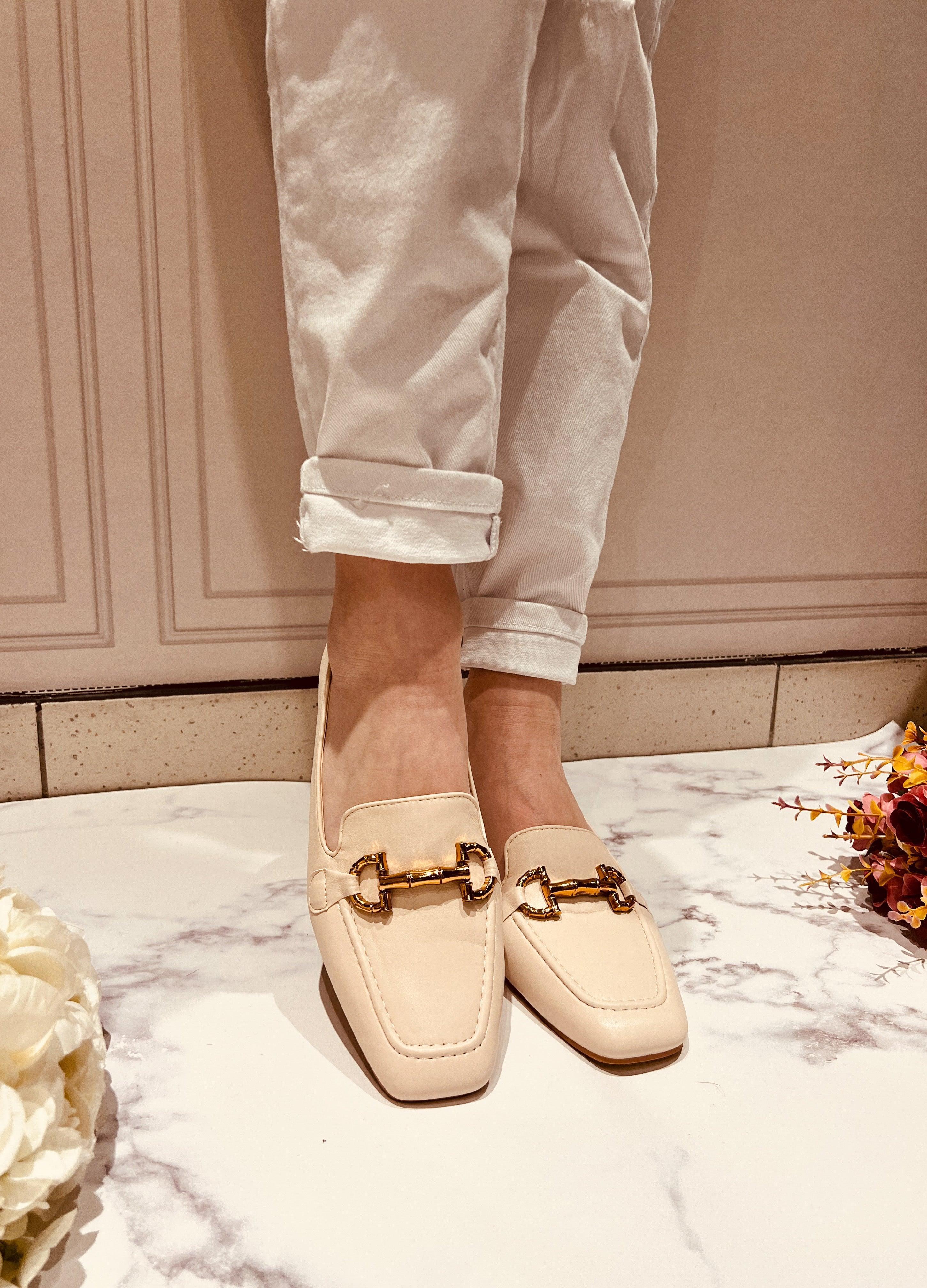 Mocassins beige - beautifulshop