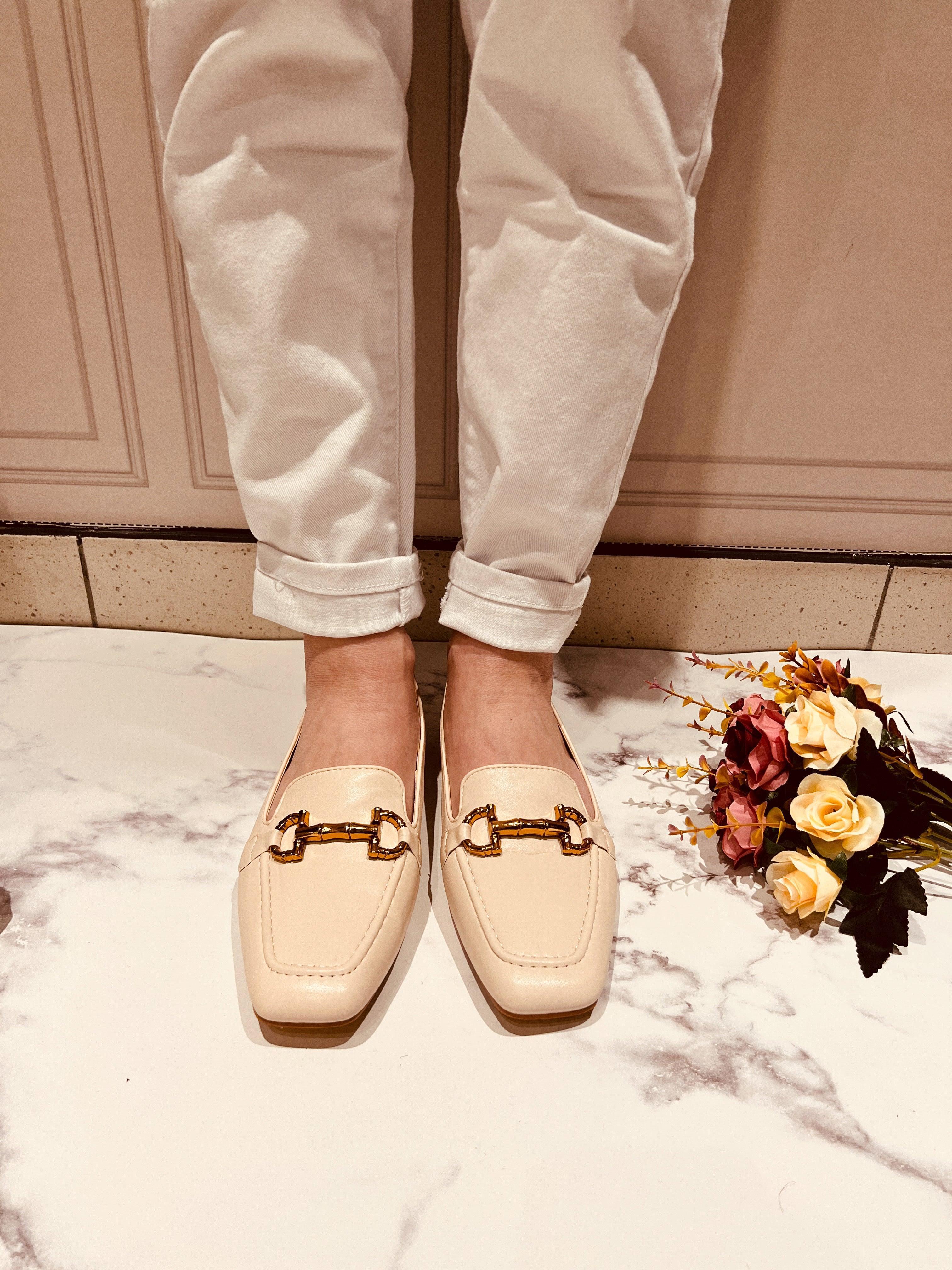 Mocassins beige - beautifulshop