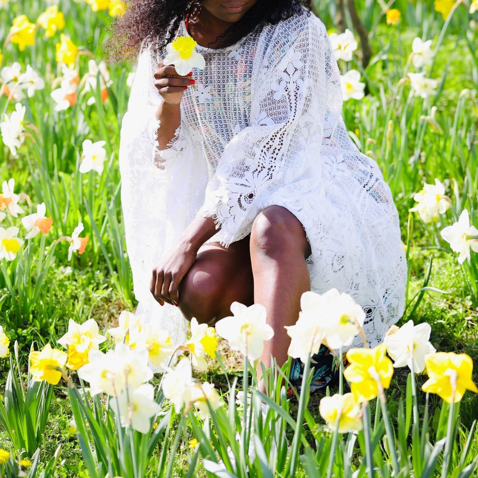 Poncho ample en dentelle - beautifulshop