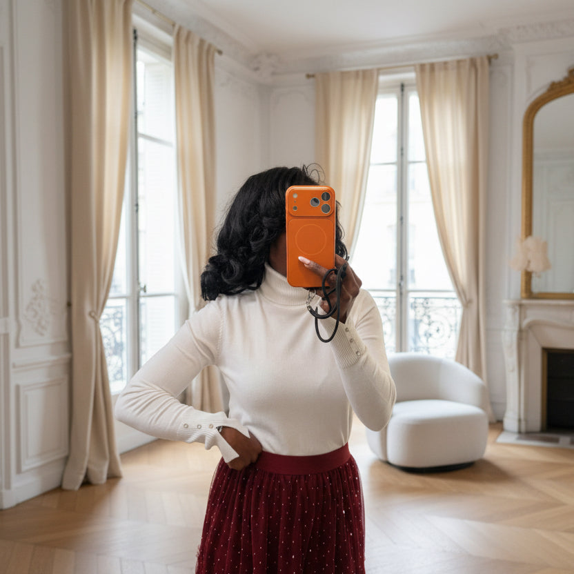 pull doux col montant blanc-beautifulshop