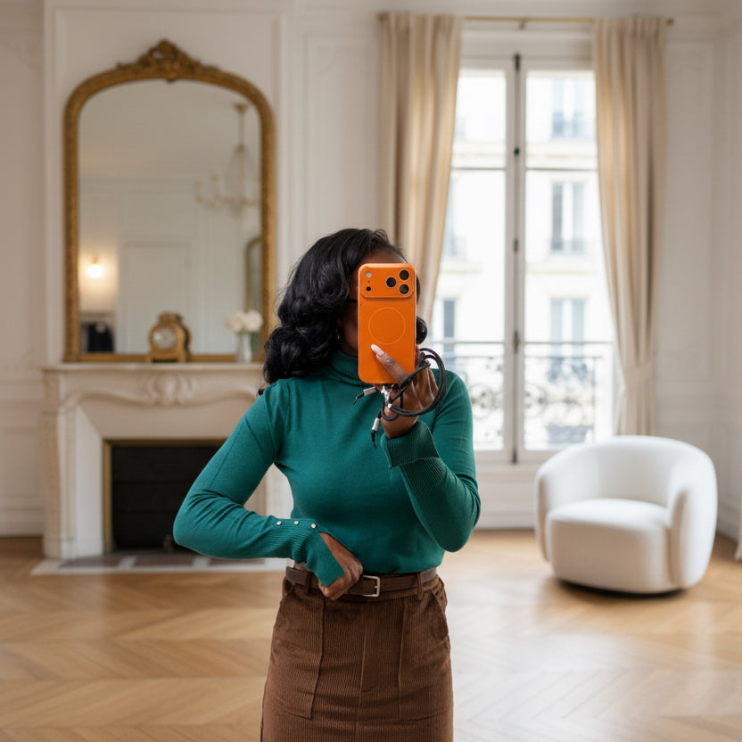 pull doux col montant vert-beautifulshop