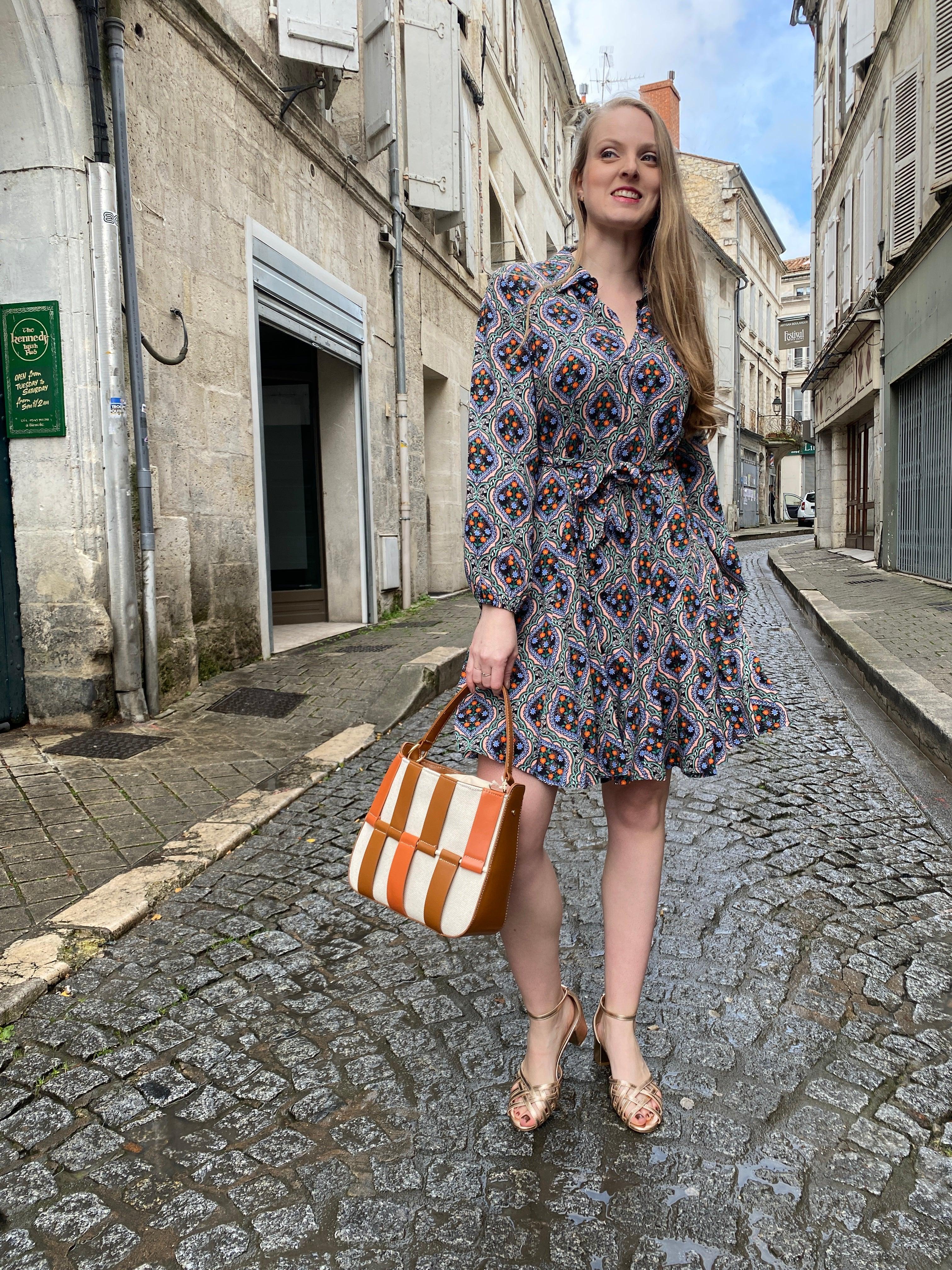 Robe chemise fluide - beautifulshop