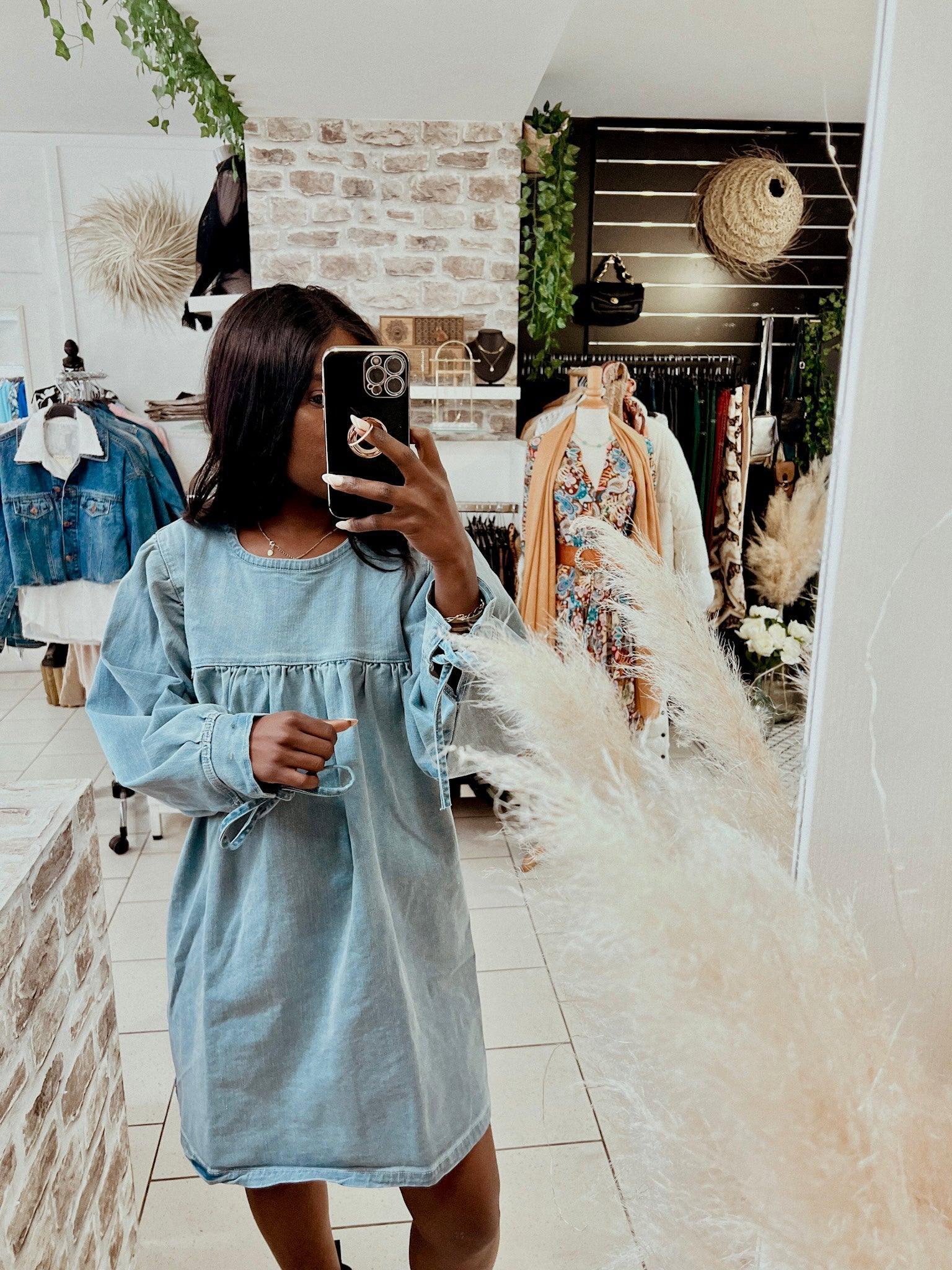 Robe courte en jean - Beautiful Shop Angoulême - beautifulshop