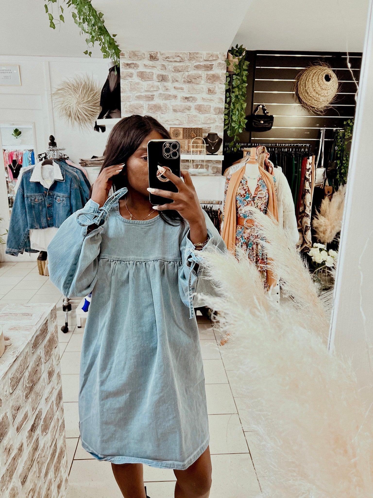 Robe courte en jean - Beautiful Shop Angoulême - beautifulshop