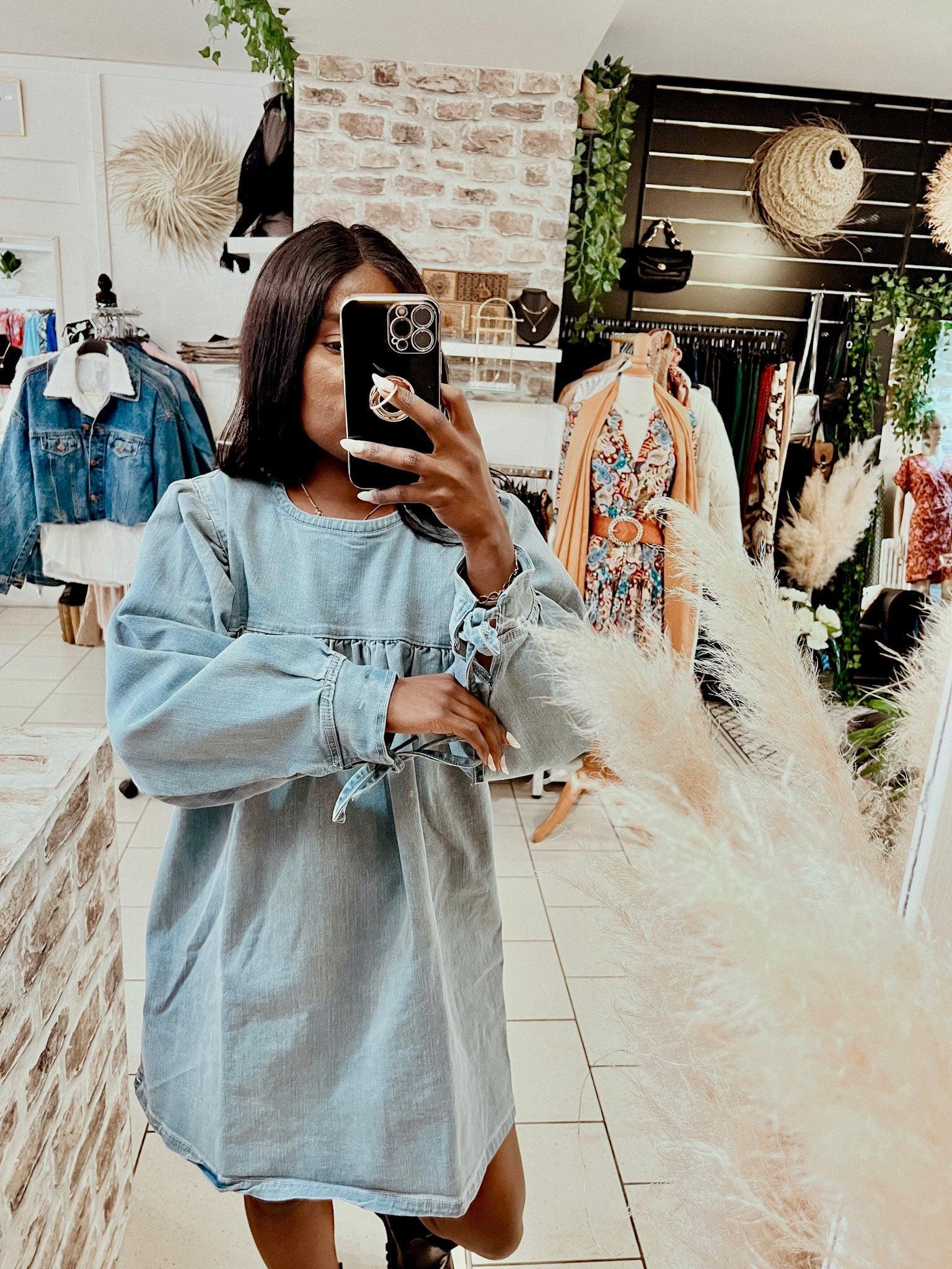 Robe courte en jean - Beautiful Shop Angoulême - beautifulshop