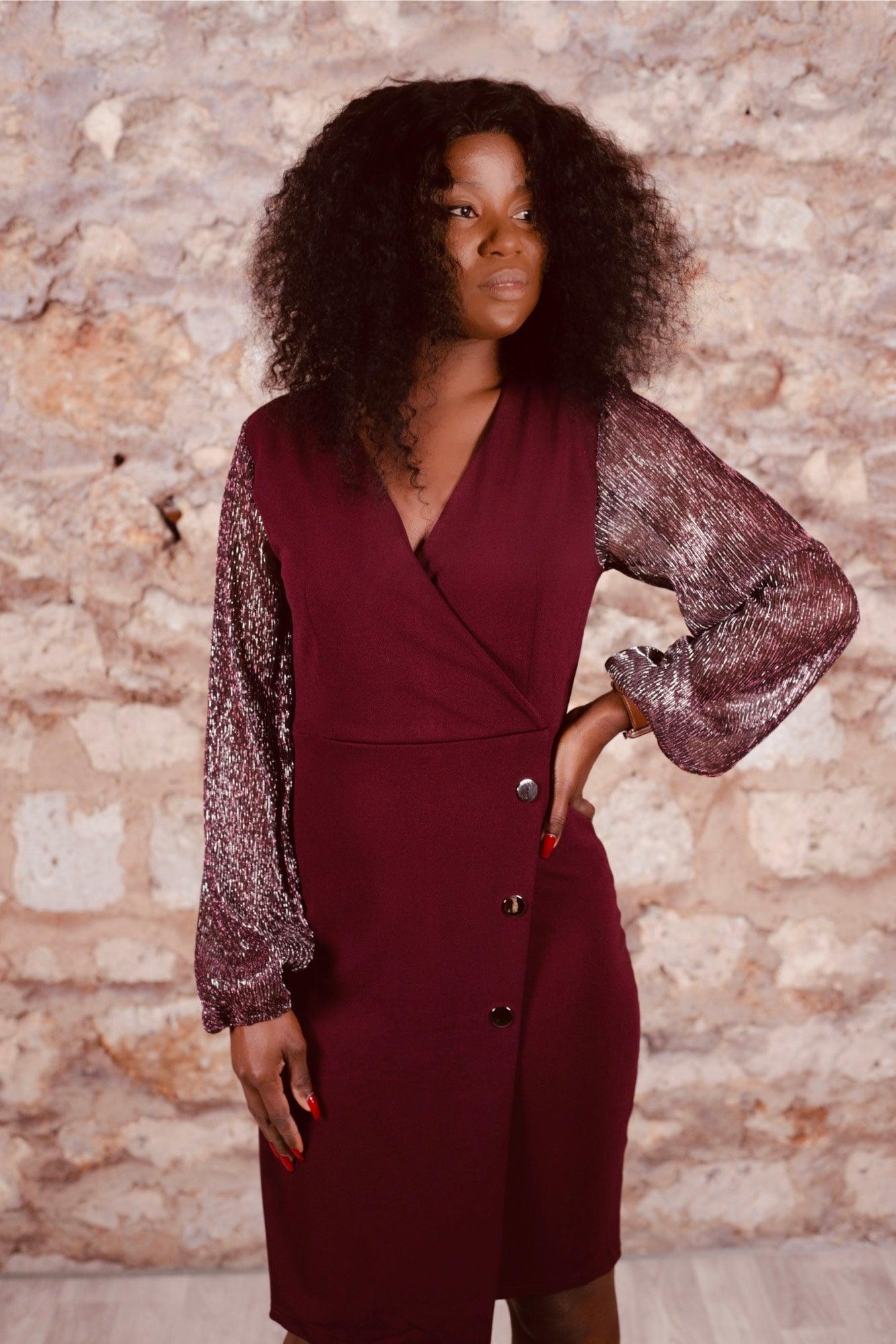 Robe élégante rouge - beautifulshop