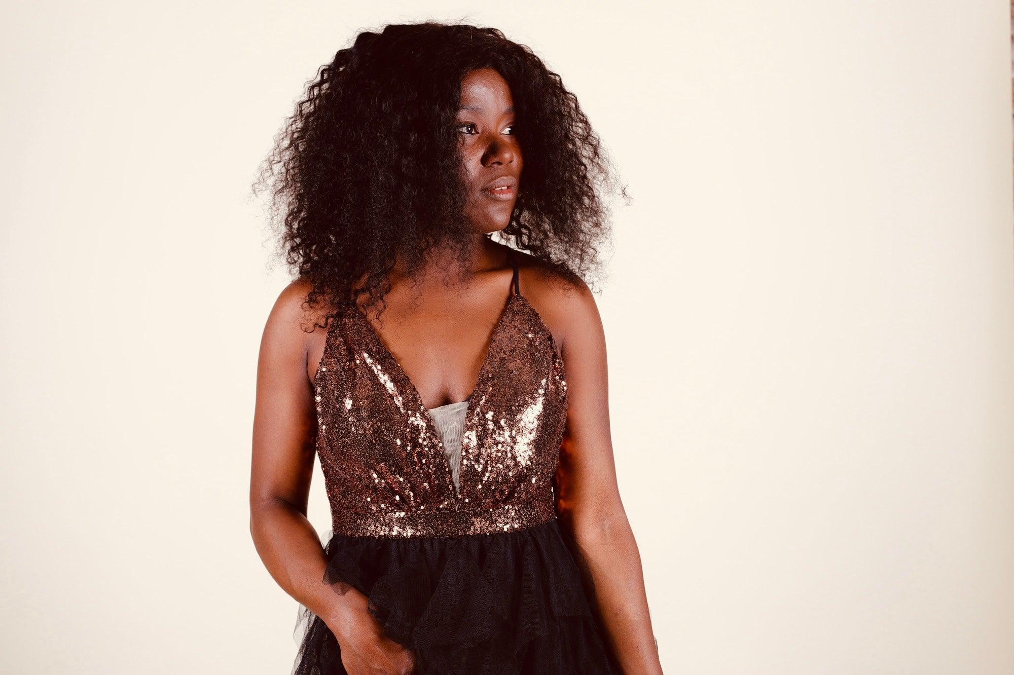 Robe longue en tulle - beautifulshop